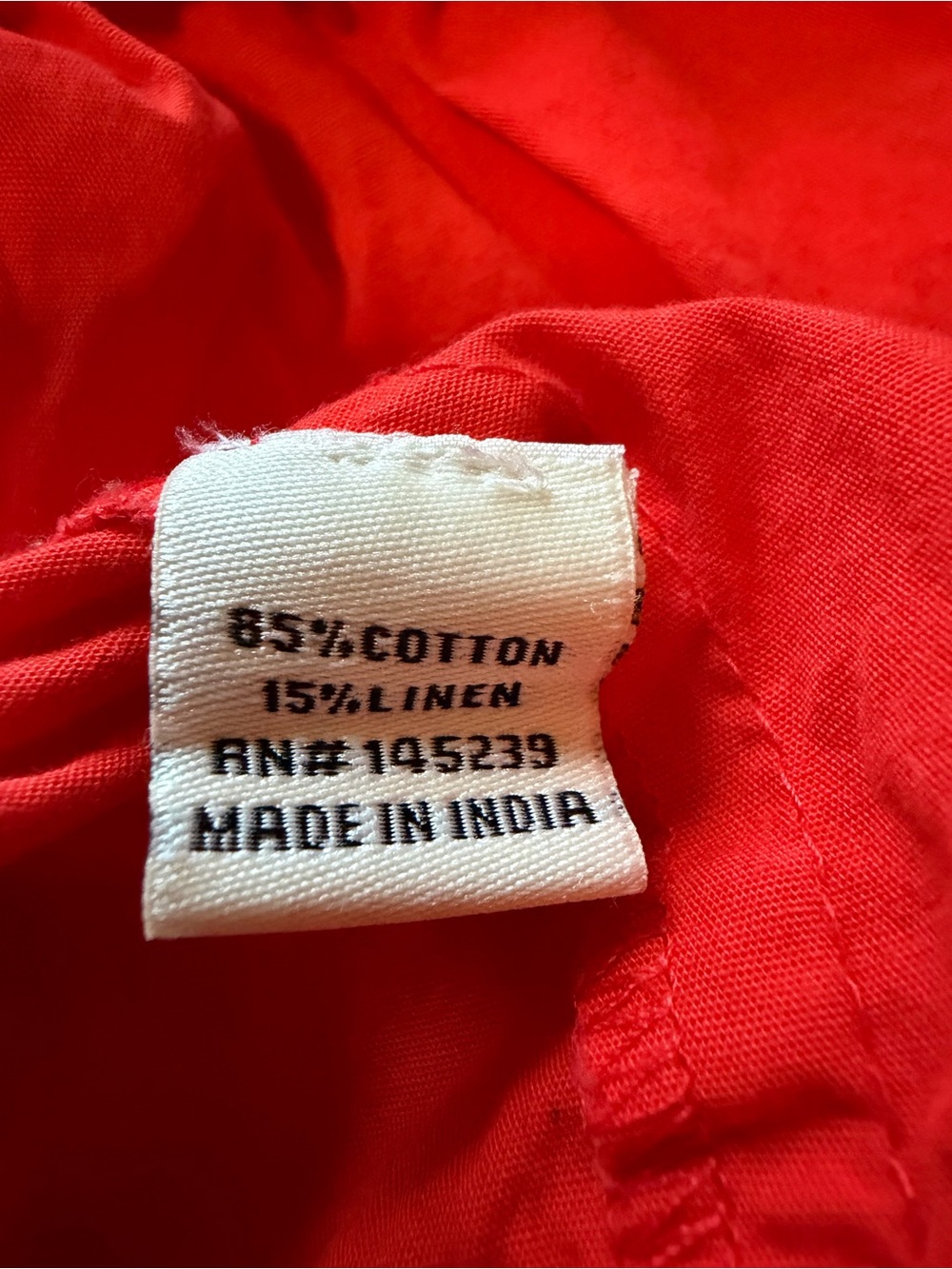 Bright Red Ruffled Tank Top - Picture 3 of 4